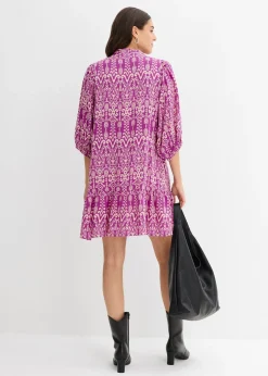 Femme bonprix Robes|Robe-tunique en viscose douce