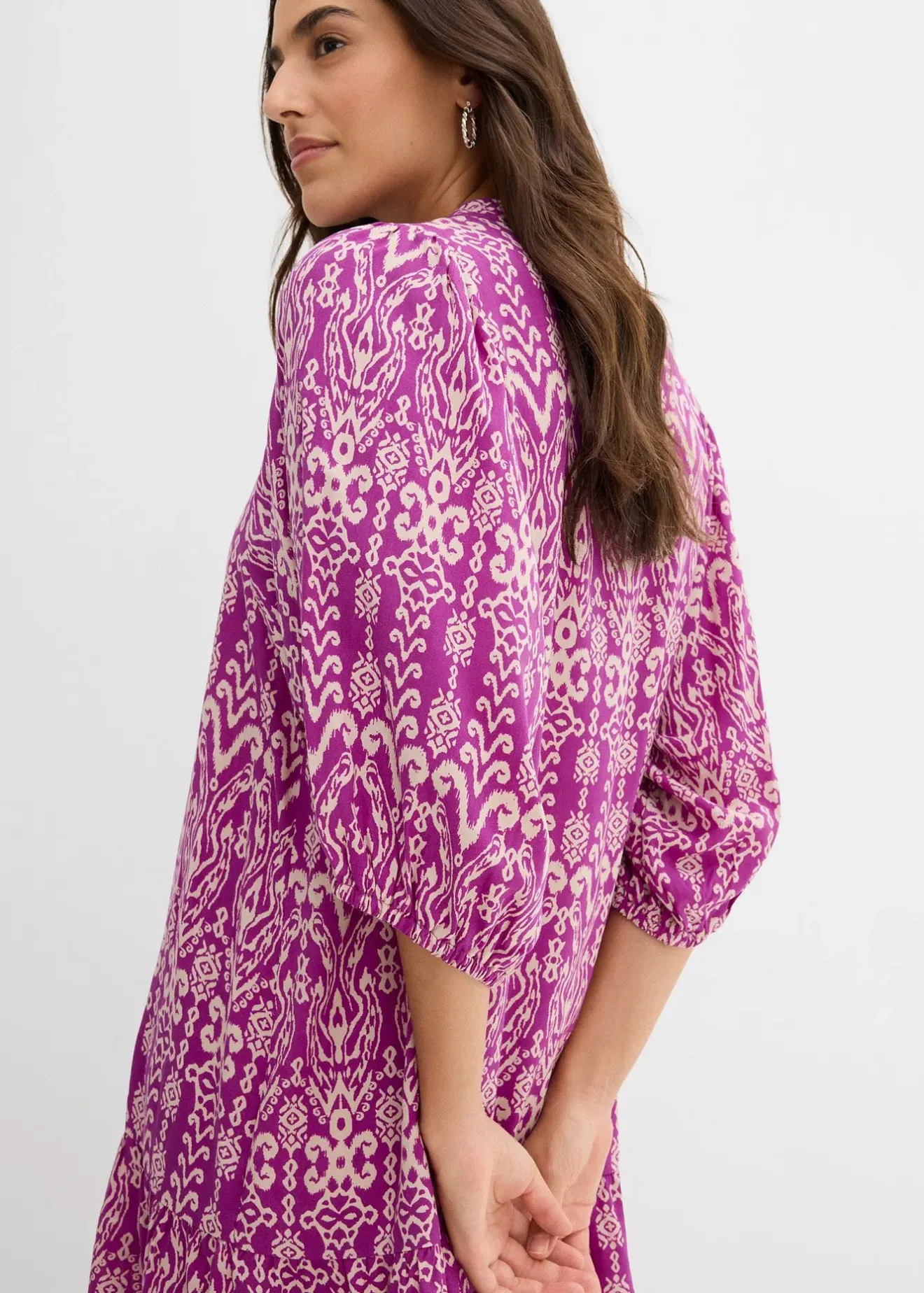 Femme bonprix Robes|Robe-tunique en viscose douce