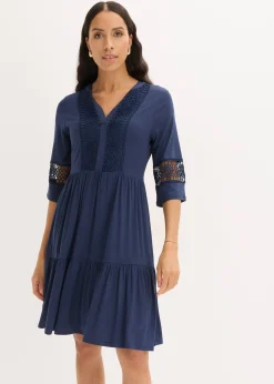 bonprix Robe-tunique en viscose douce|Femme Robes