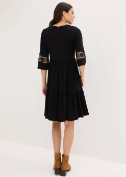 Femme bonprix Robes|Robe-tunique en viscose douce