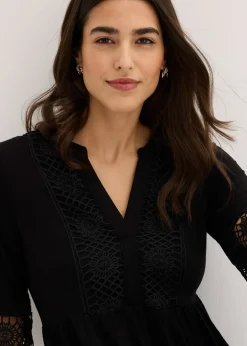 Femme bonprix Robes|Robe-tunique en viscose douce