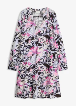 Femme bonprix Robes|Robe-tunique en viscose fluide