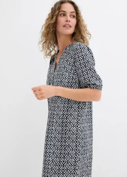 Femme bonprix Robes|Robe-tunique en viscose fluide