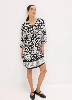 bonprix Robe-tunique en viscose fluide|Femme Robes