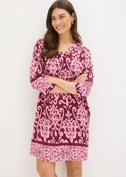 Femme bonprix Robes|Robe-tunique en viscose fluide