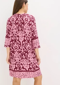 Femme bonprix Robes|Robe-tunique en viscose fluide