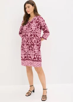 Femme bonprix Robes|Robe-tunique en viscose fluide