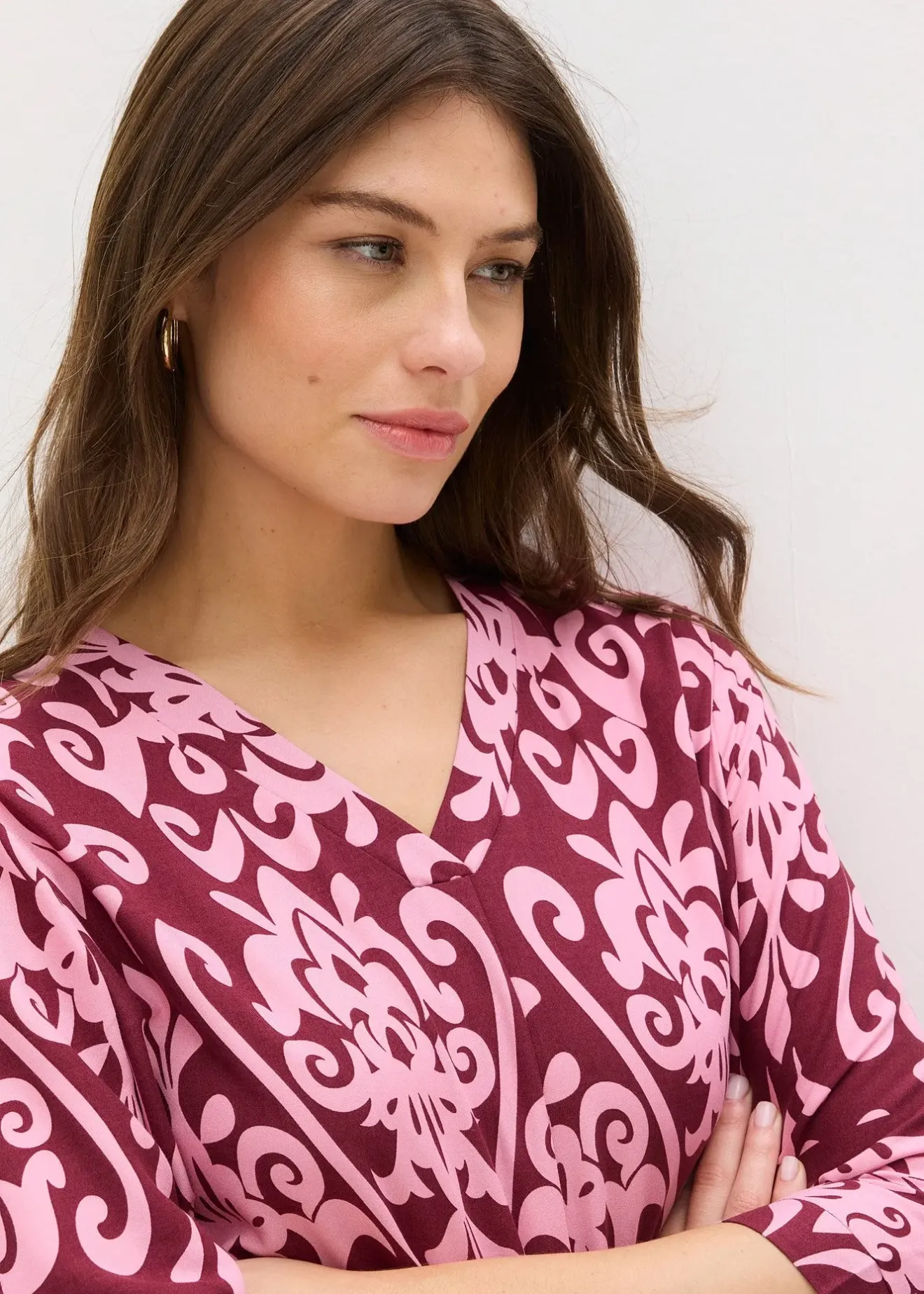 Femme bonprix Robes|Robe-tunique en viscose fluide