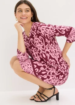 Femme bonprix Robes|Robe-tunique en viscose fluide