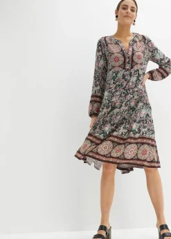 Femme bonprix Tailles Petite|Robes|Robe-tunique imprimée