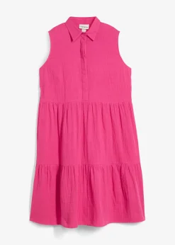 bonprix Robe-tunique légère en gaze de coton|Femme Robes