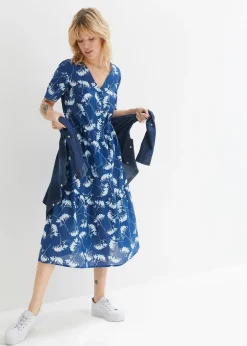 Femme bonprix Robes|Robe-tunique, longueur midi