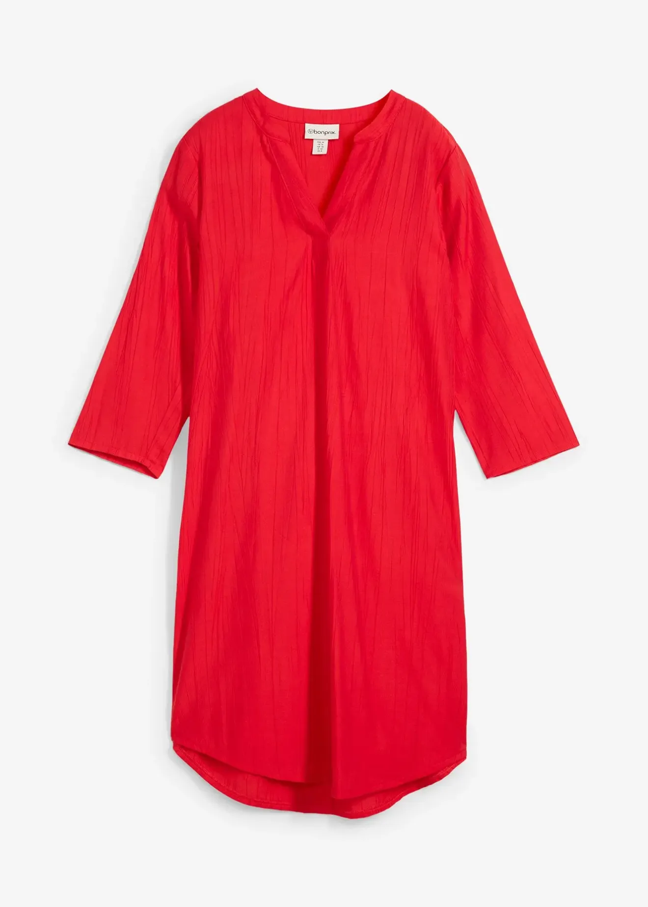 Femme bonprix Robes|Robe-tunique texturée en viscose majoritaire