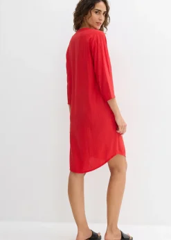 Femme bonprix Robes|Robe-tunique texturée en viscose majoritaire