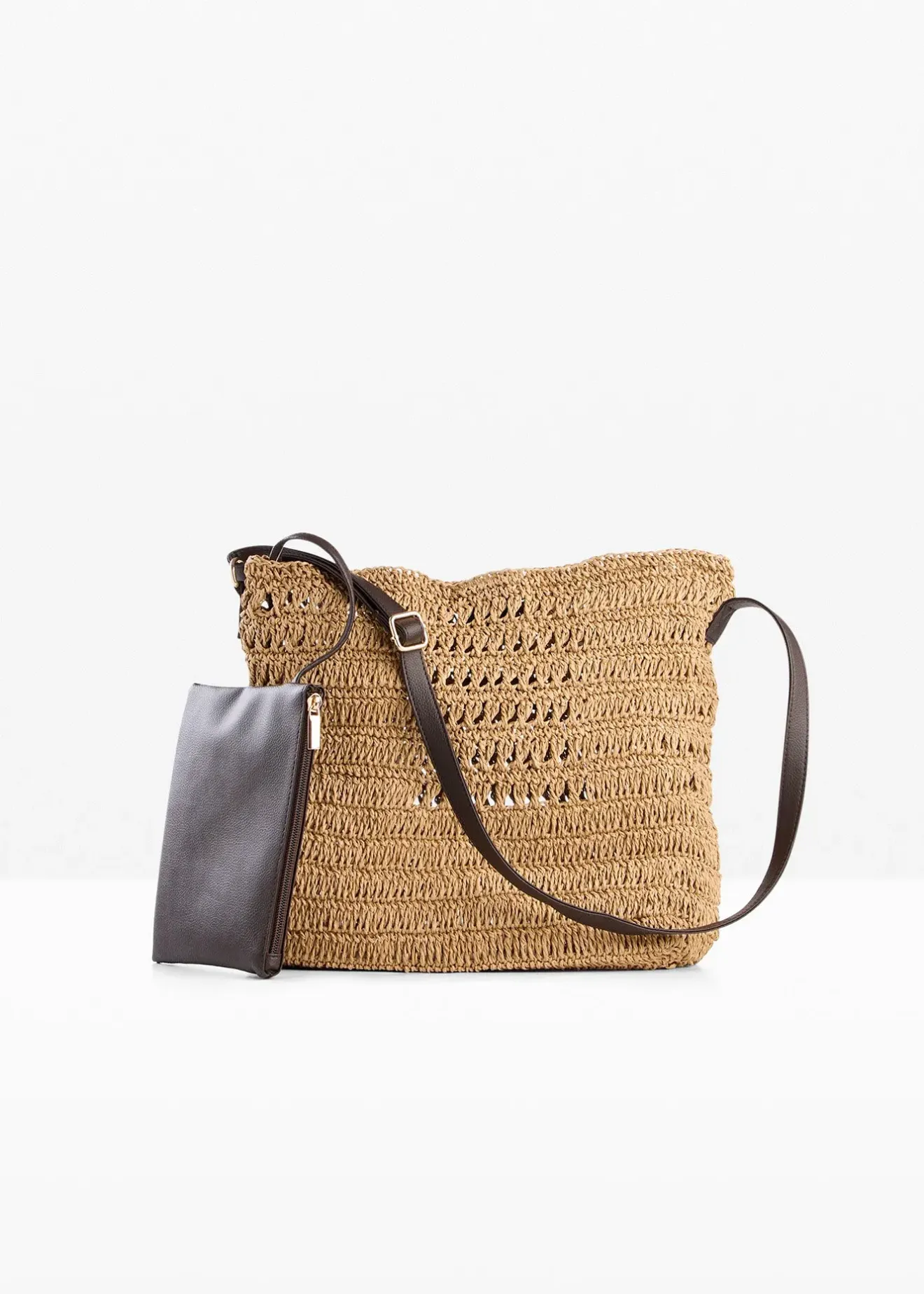 Femme bonprix Sacs|Sac à bandoulière aspect paille