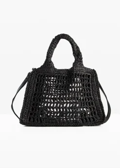 bonprix Sac à bandoulière aspect paille|Femme Sacs
