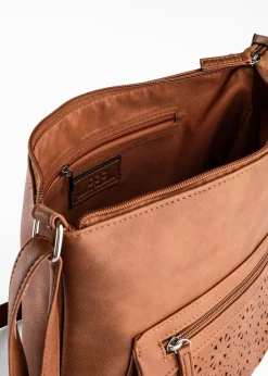 Femme bonprix Sacs|Sac à bandoulière avec poche extérieure décorative