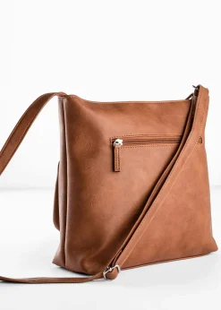 Femme bonprix Sacs|Sac à bandoulière avec poche extérieure décorative