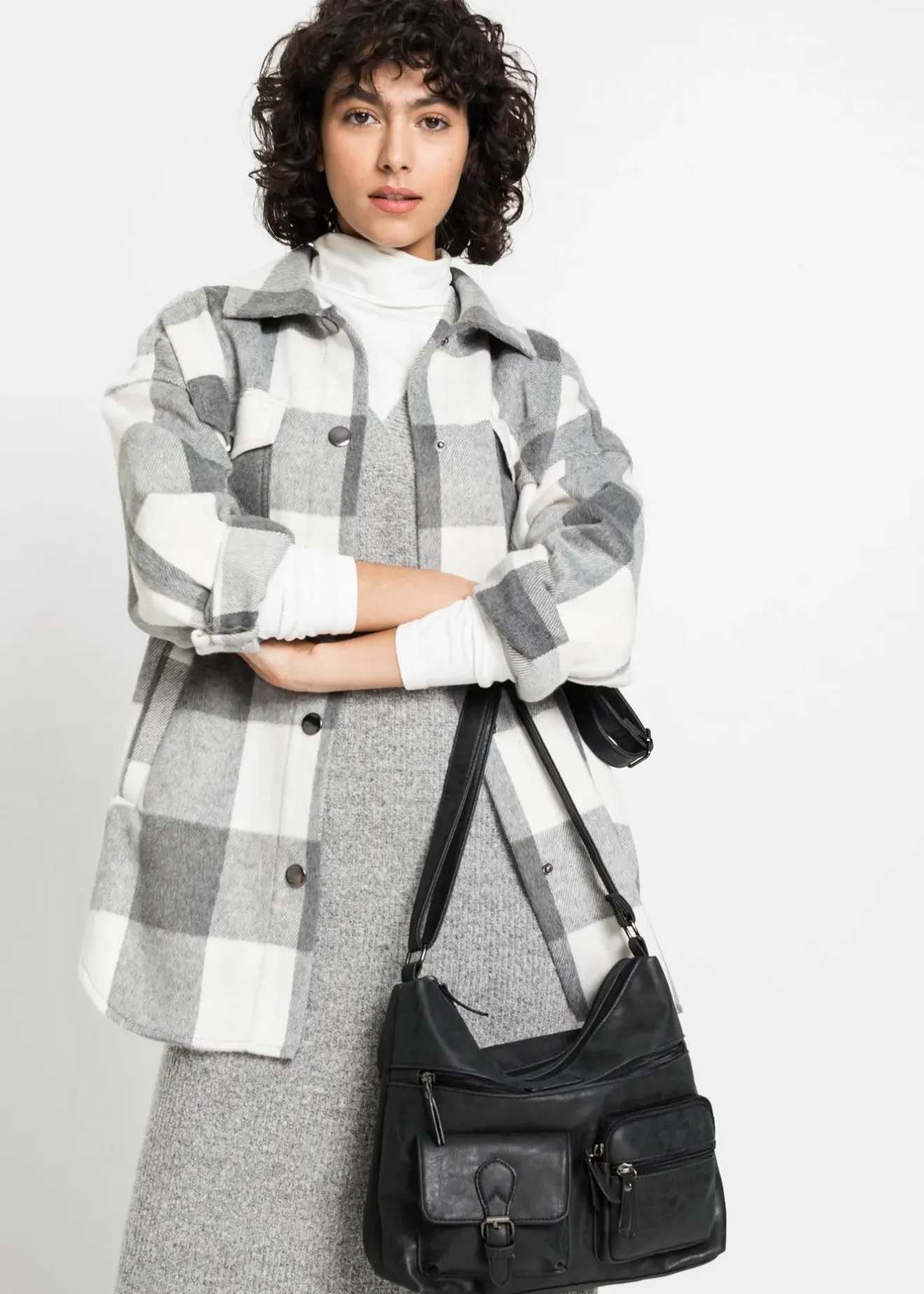 Femme bonprix Sacs|Sac à bandoulière avec poches extérieures