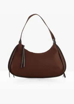 bonprix Sac à bandoulière en suédine avec passepoil|Femme Sacs