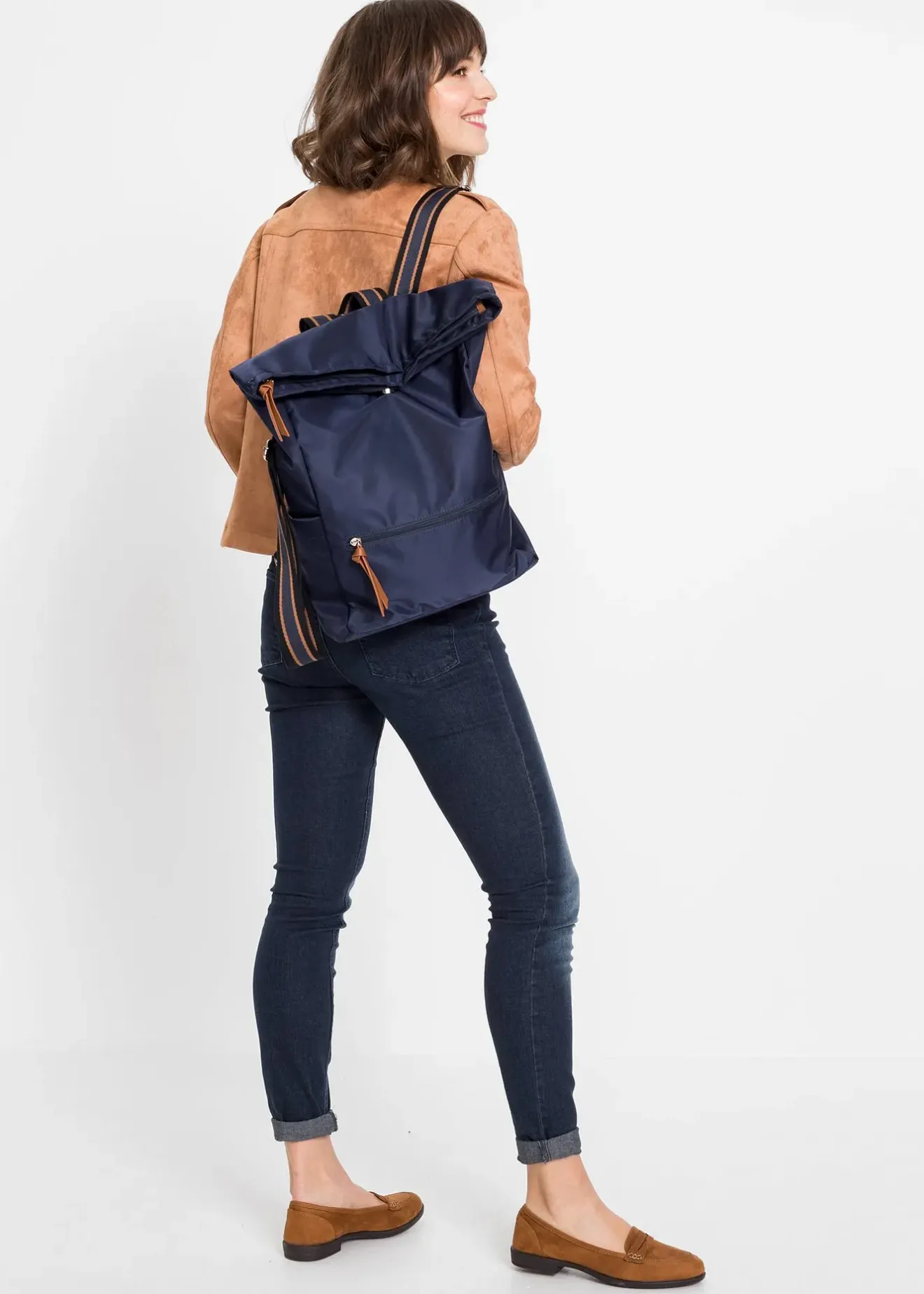 Femme bonprix Sacs|Sac à dos à détails contrastants