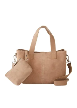 bonprix Sac à main en cuir velours|Femme Sacs