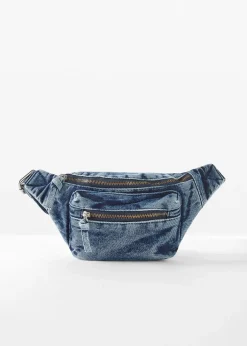 Femme bonprix Sacs|Sac banane en denim