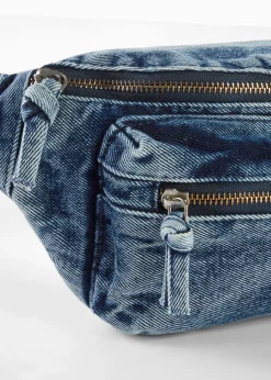 Femme bonprix Sacs|Sac banane en denim