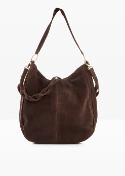 bonprix Sac en cuir velours avec sangle décorative|Femme Sacs