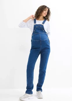 bonprix Salopette de grossesse à largeur ajustable, jambes droites|Femme Femme Enceinte