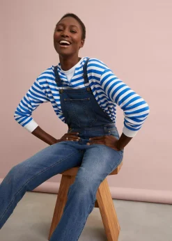 bonprix Salopette en jean boyfriend|Femme Jeans