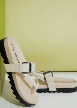 Femme bonprix Chaussures D'Été|Sandales entredoigt à semelle crantée