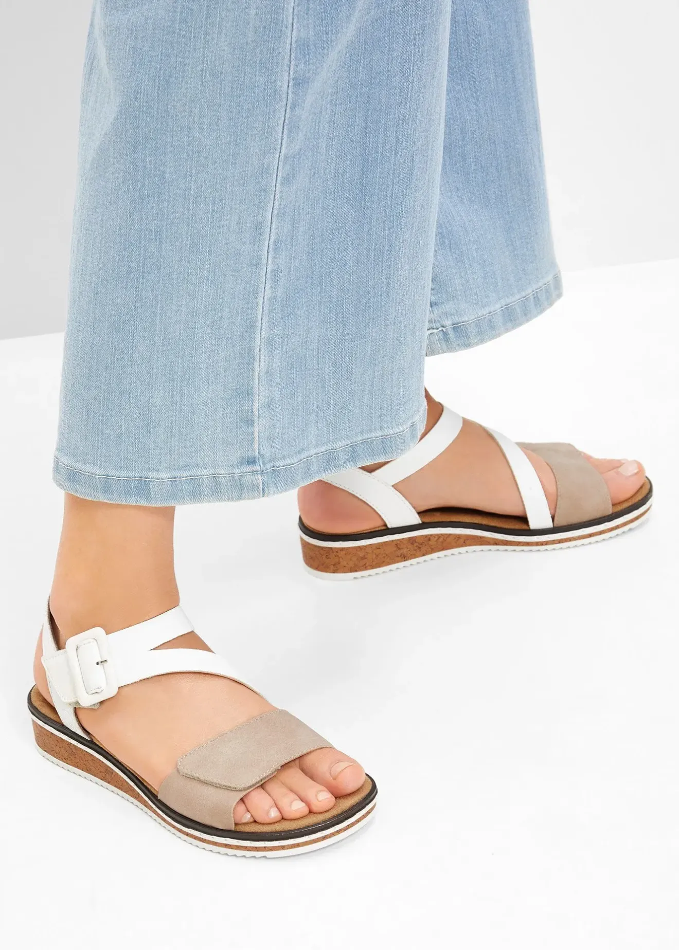 Rieker Sandales à première rembourrée|Femme Marques|Chaussures Confort