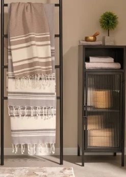 bonprix Serviette de hammam en coton| Salle De Bain·Serviettes De Toilette|Serviettes De Toilette