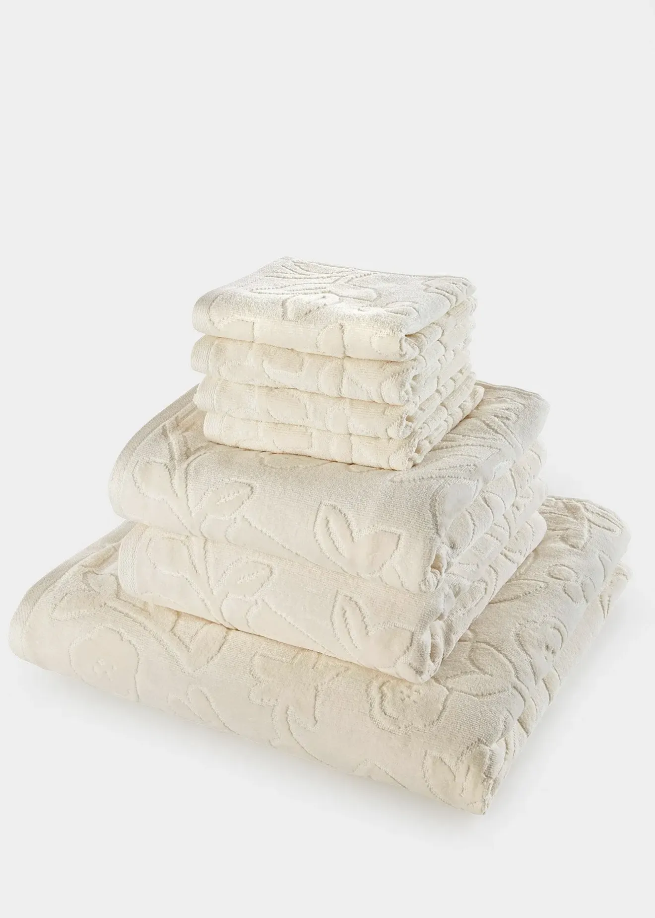 bonprix Salle De Bain·Serviettes De Toilette|Serviettes De Toilette|Serviette de toilette en coton à motif en relief