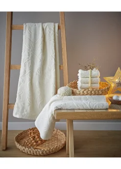 bonprix Salle De Bain·Serviettes De Toilette|Serviettes De Toilette|Serviette de toilette en coton à motif en relief