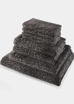 bonprix Serviette de toilette pur coton motif léopard| Salle De Bain·Serviettes De Toilette|Serviettes De Toilette