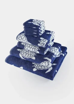 bonprix Serviette de toilette pur coton motif tortue| Salle De Bain·Serviettes De Toilette|Serviettes De Toilette