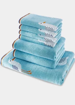 bonprix Serviette de toilette pur coton motif mouettes| Salle De Bain·Serviettes De Toilette|Serviettes De Toilette