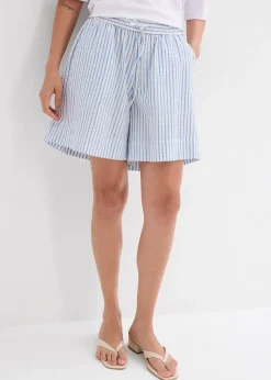 Femme bonprix Shorts|Pantalons|Short 100% coton