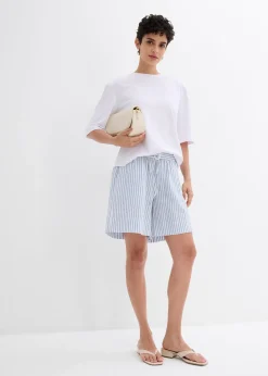 Femme bonprix Shorts|Pantalons|Short 100% coton