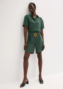 bonprix Short à taille élastiquée|Femme Shorts|Pantalons