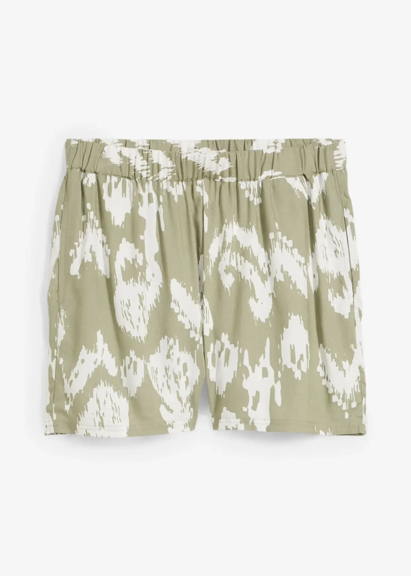 bonprix Short à taille élastiquée en viscose|Femme Shorts|Pantalons