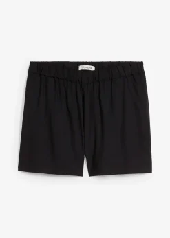 Femme bonprix Shorts|Pantalons|Short à taille élastiquée en viscose