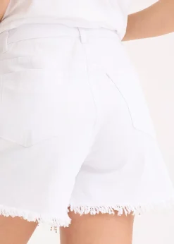 bonprix Short avec franges de chaînes à strass|Femme Shorts|Pantalons