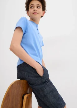 bonprix Short cargo long en chambray, Regular|Enfant Vêtements Enfant|Garçons 9-16 Ans·Shorts