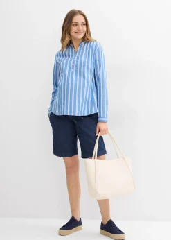 bonprix Short de grossesse léger en denim extensible|Femme Femme Enceinte