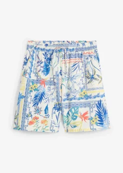 Femme bonprix Premium|Shorts|Short en coton et soie