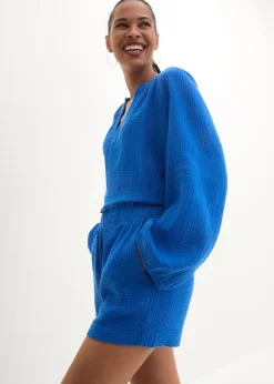 bonprix Short en gaze 100% coton|Femme Shorts|Pantalons