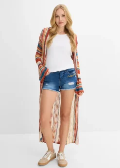 Femme bonprix Shorts|Jeans|Short en jean à broderie